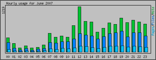 Hourly usage