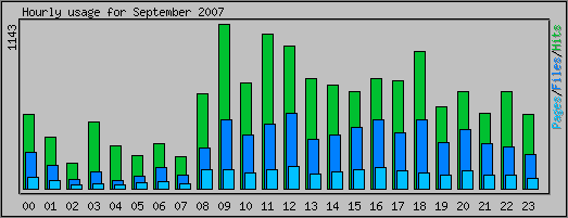 Hourly usage