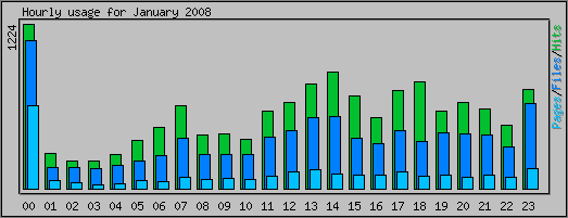 Hourly usage