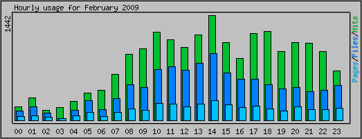 Hourly usage