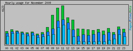 Hourly usage