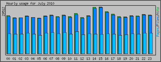 Hourly usage