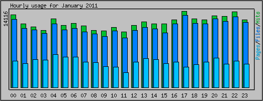 Hourly usage