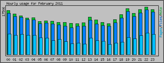 Hourly usage