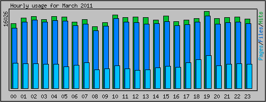 Hourly usage