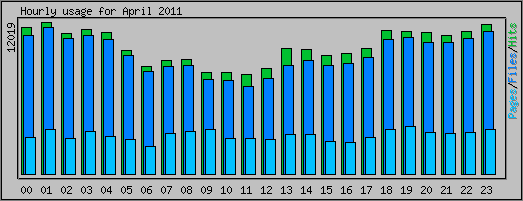 Hourly usage