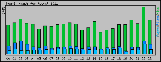 Hourly usage
