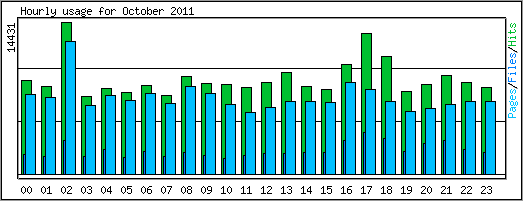 Hourly usage