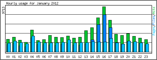 Hourly usage