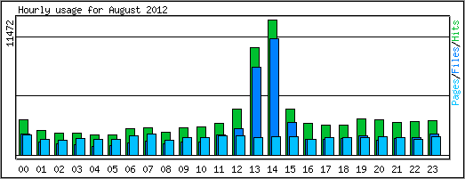 Hourly usage