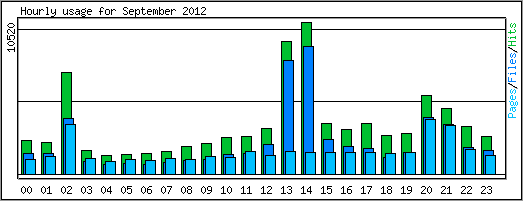 Hourly usage