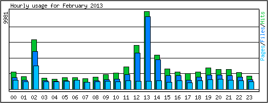 Hourly usage