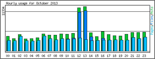 Hourly usage
