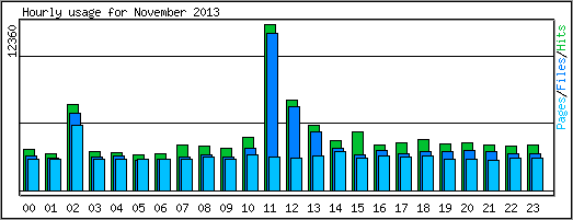 Hourly usage
