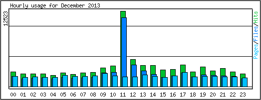Hourly usage