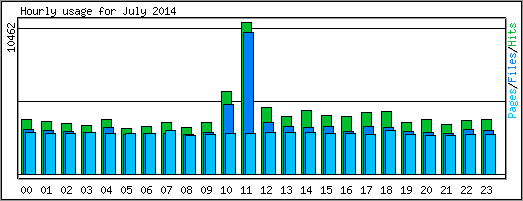 Hourly usage