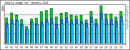 Hourly usage