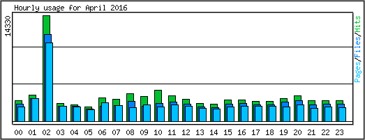 Hourly usage