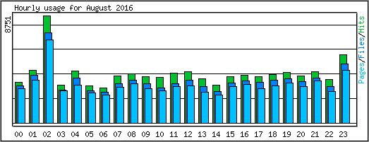 Hourly usage